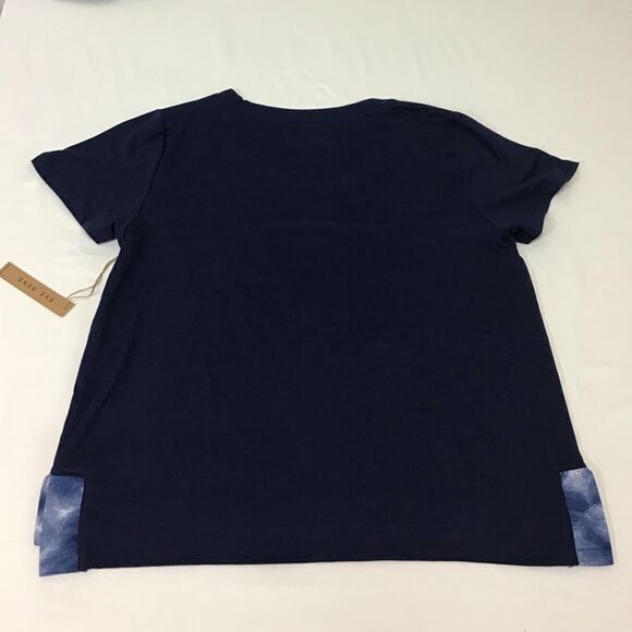 RAE DUNN RED WHITE & BLUE Tye-Dye Short Pajama Set - Picture 3 of 11